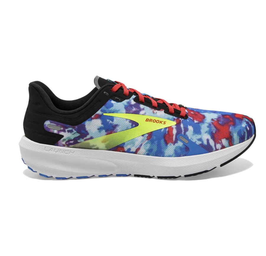 Brooks Womens Running Shoes Nz - Launch 9 Lightweight Cushioned Blue/Red/Green ( LNJIP5234 )